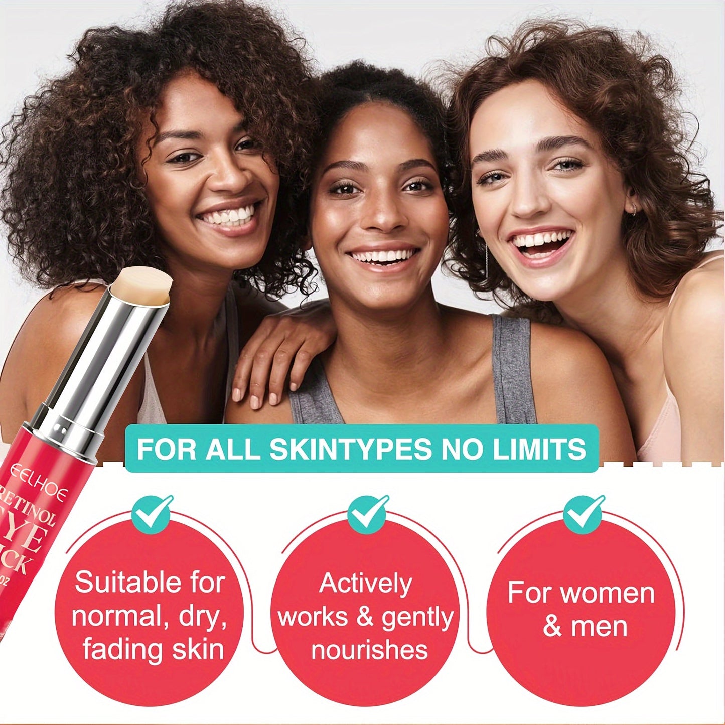 Intensive Retinol Eye Cream Sticks - Firming and Smoothing 0.11oz