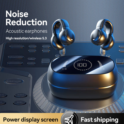 Wireless Sports Earbuds - Sweat-Resistant Ear Clip Earphones