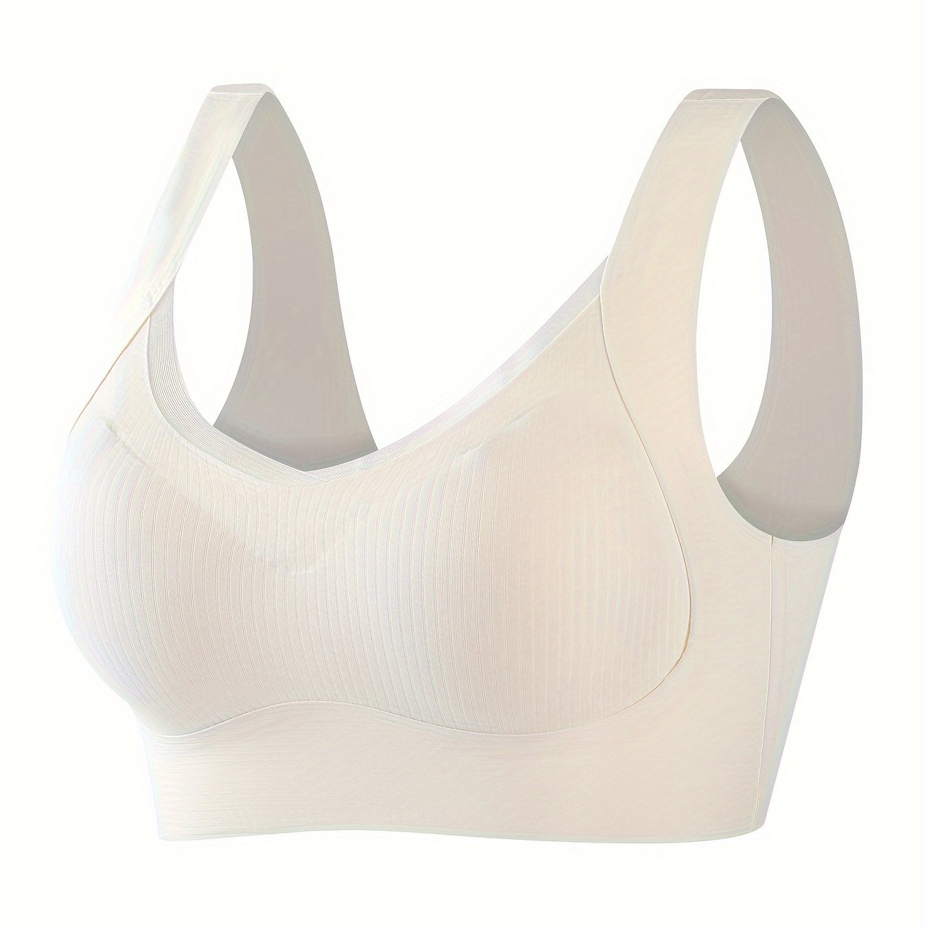 Breathable Full-Coverage Bra - Seamless, Comfort-Fit Mesh Design - Everyday Essential Lingerie for Women