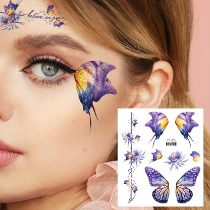Glitter Face Tattoo Stickers