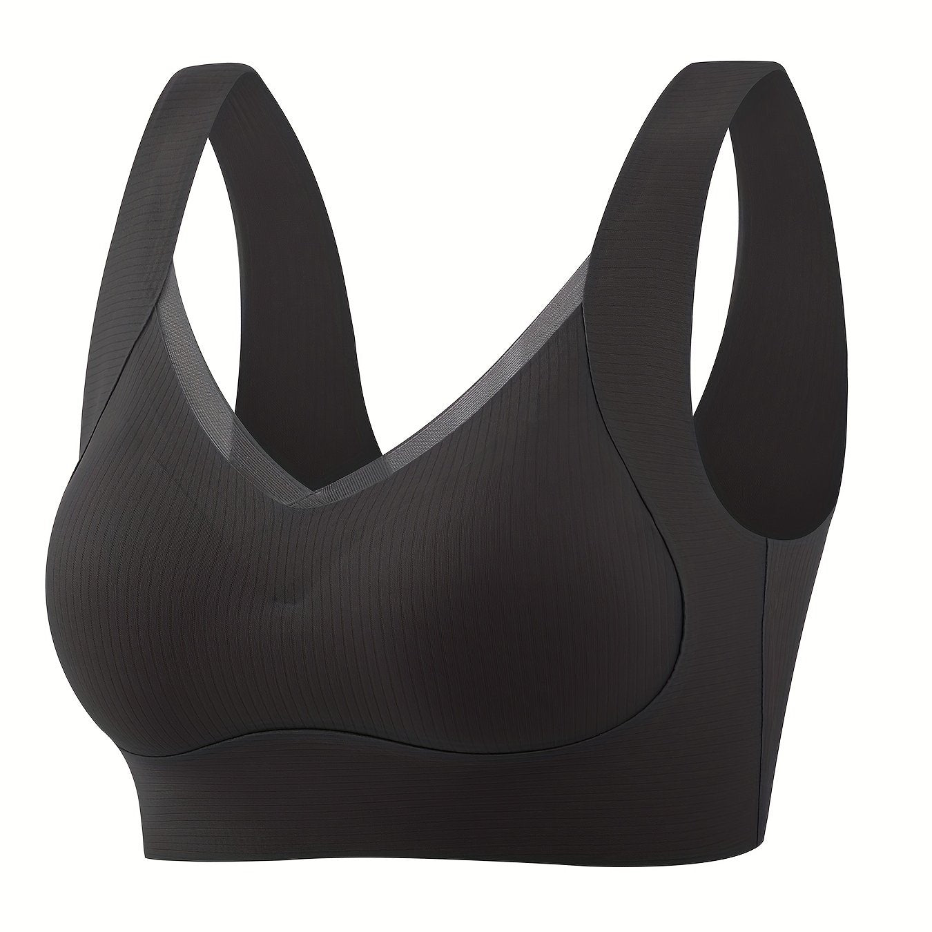 Breathable Full-Coverage Bra - Seamless, Comfort-Fit Mesh Design - Everyday Essential Lingerie for Women