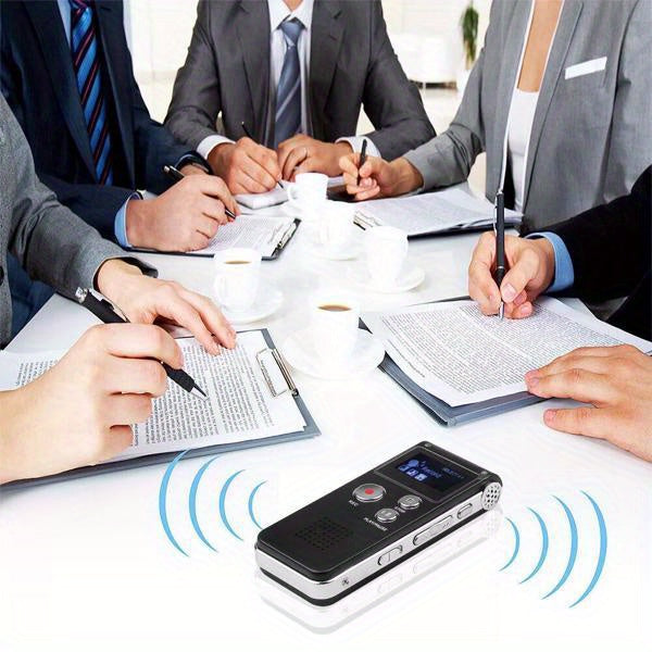 1pc Digital Voice Recorder - 8GB Mini Audio Recorder with MP3 Player Compatibility, One-Click Recording, 20 Hours Playtime, Built-in Microphone