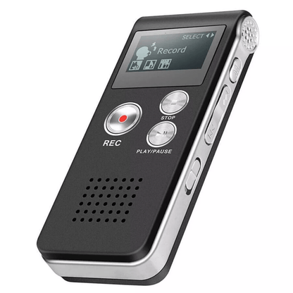 1pc Digital Voice Recorder - 8GB Mini Audio Recorder with MP3 Player Compatibility, One-Click Recording, 20 Hours Playtime, Built-in Microphone
