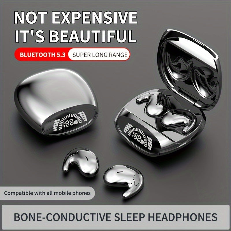 Invisible Sleeping Headphones, Shallow Earmuff Design, Side Sleeping Earplugs, Comfortable, Excellent Sound Quality